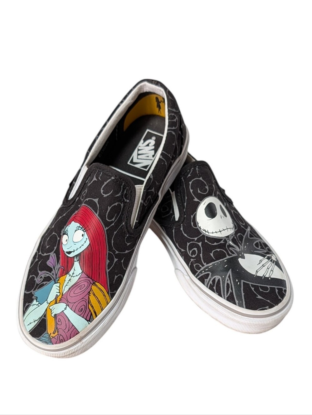 The Nightmare Before Christmas, Vans Slip On Sneakers. Size 6.5
